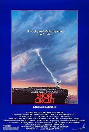 Original poster: Short Circuit (1985 · released 1986)